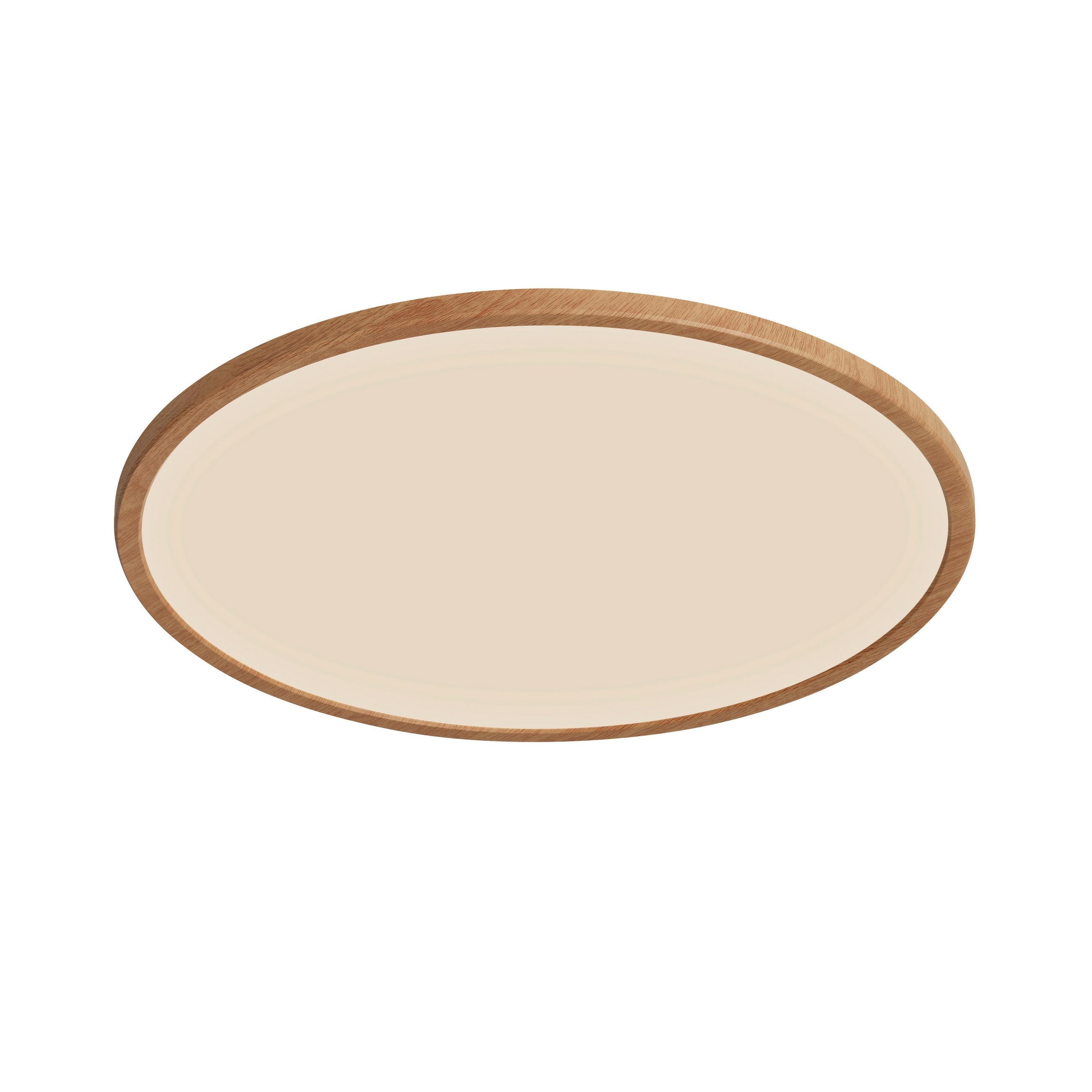 LED-DECKENLEUCHTE Oja 42,4/2,3 cm   - Buchefarben, Design, Kunststoff (42,4/2,3cm) - Nordlux