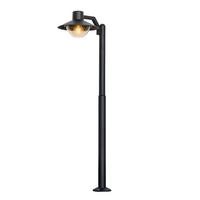LED-AUSSENLEUCHTE Cosmos 24/36.5/105 cm  - Schwarz, KONVENTIONELL, Metall (24/36.5/105cm)