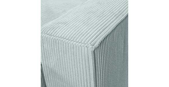 WOHNLANDSCHAFT  in Cord Mintgrün  - Schwarz/Mintgrün, KONVENTIONELL, Kunststoff/Textil (155/348/155cm) - Carryhome