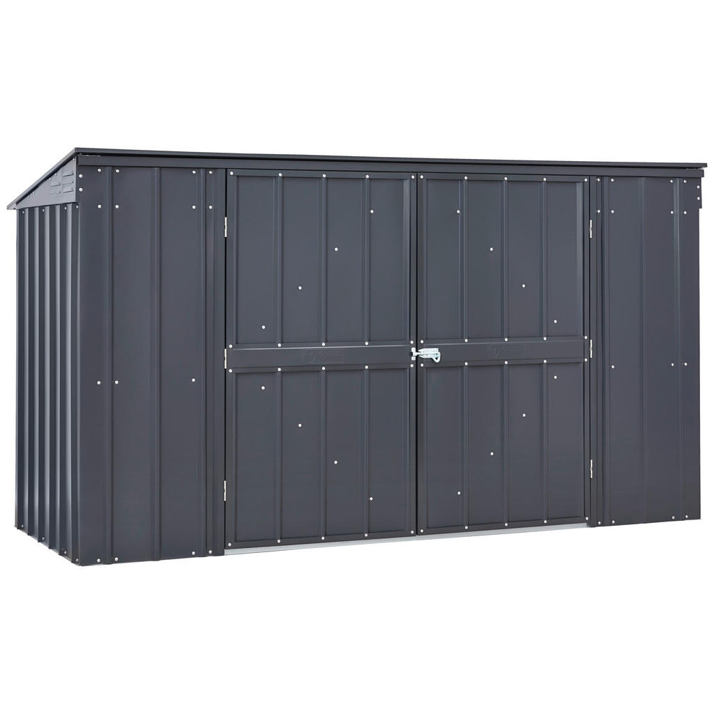 Mülltonnenbox Für 3 Tonnen Bxhxt 236x131,5x101cm + Pultdach