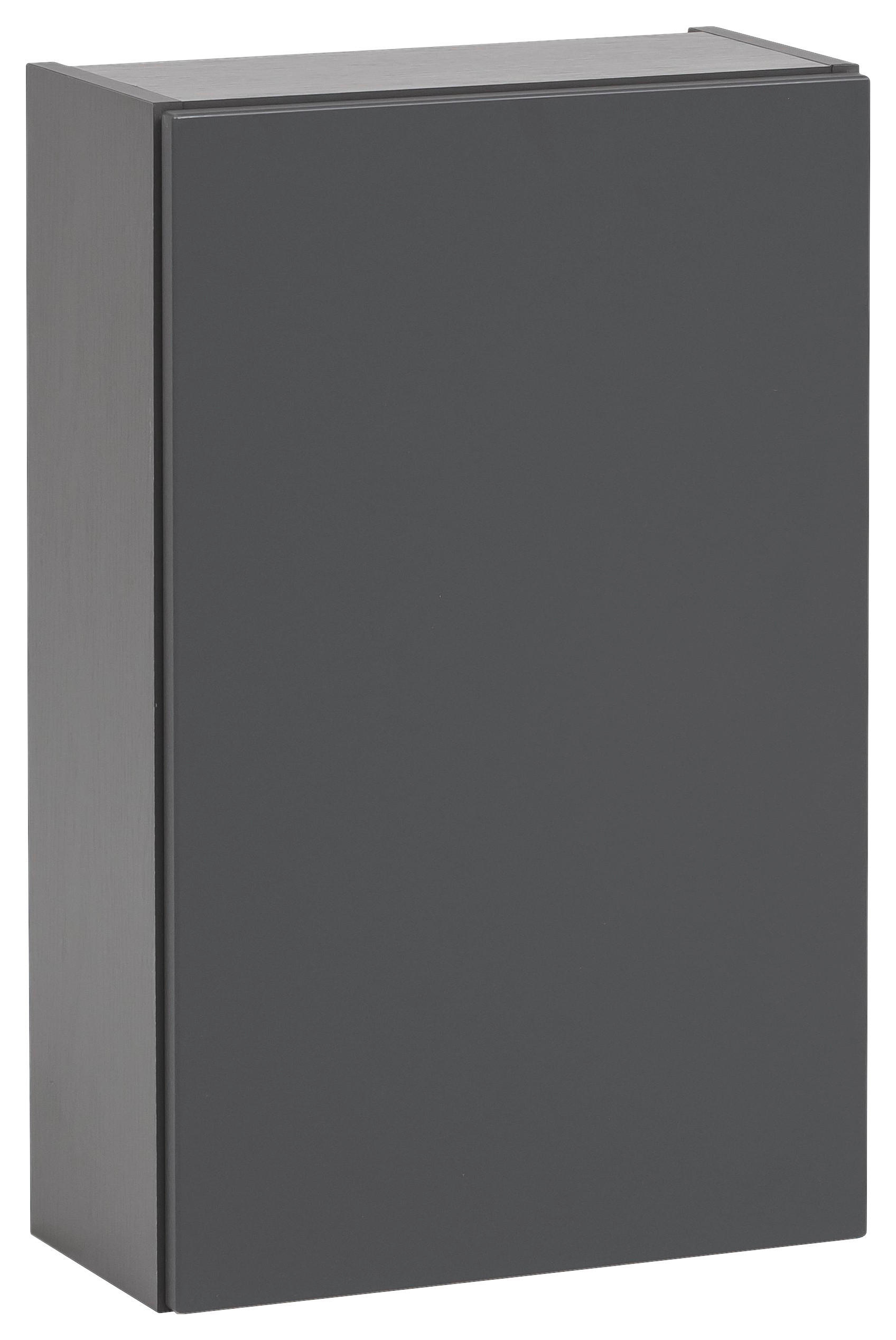 HÄNGESCHRANK 40/64/20 cm  - Graphitfarben/Grau, KONVENTIONELL, Holzwerkstoff (40/64/20cm) - Held