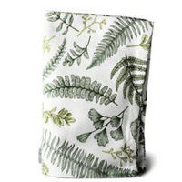 KÖKSHANDDUK grön, vit  - vit/grön, Basics, textil (50/70cm)