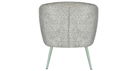 SESSEL in Webstoff Grün  - Grün, Design, Textil/Metall (70/75/73cm) - Carryhome