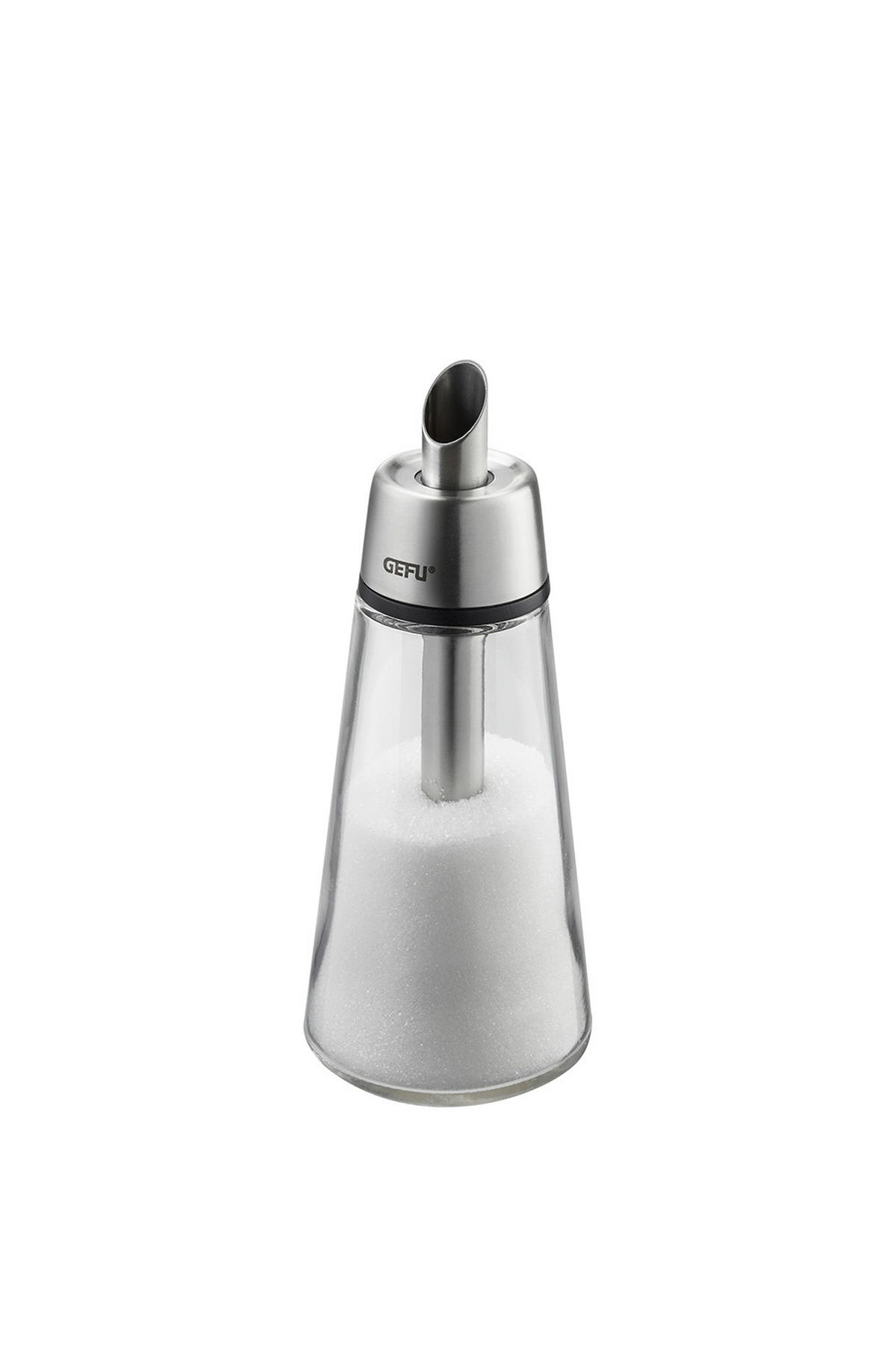 ZUCKERSTREUER - Klar/Silberfarben, Basics, Glas/Kunststoff (6,7/18cm) - Gefu