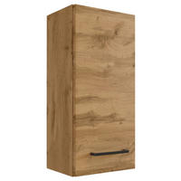 HÄNGESCHRANK 30/64/20 cm  - Eichefarben/Schwarz, Modern, Holzwerkstoff/Metall (30/64/20cm) - Held
