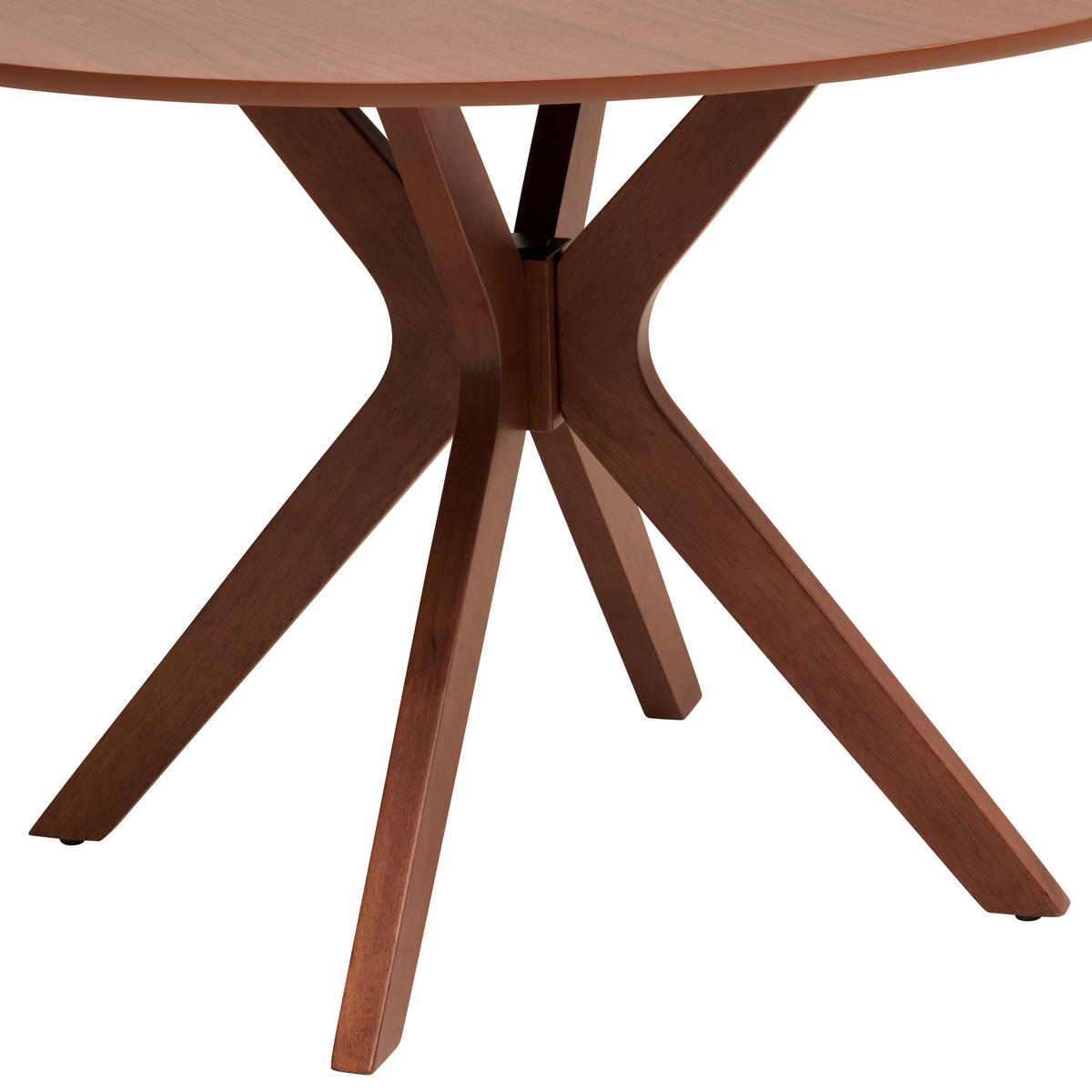 ESSTISCH in Holz  - Walnussfarben, MODERN, Holz (120/77/120cm) - Livetastic