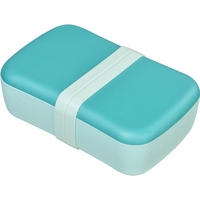 UZSONNÁS DOBOZ  - zöld, Natur, műanyag/természetes anyagok (17,9/11,2/6cm) - Avelia