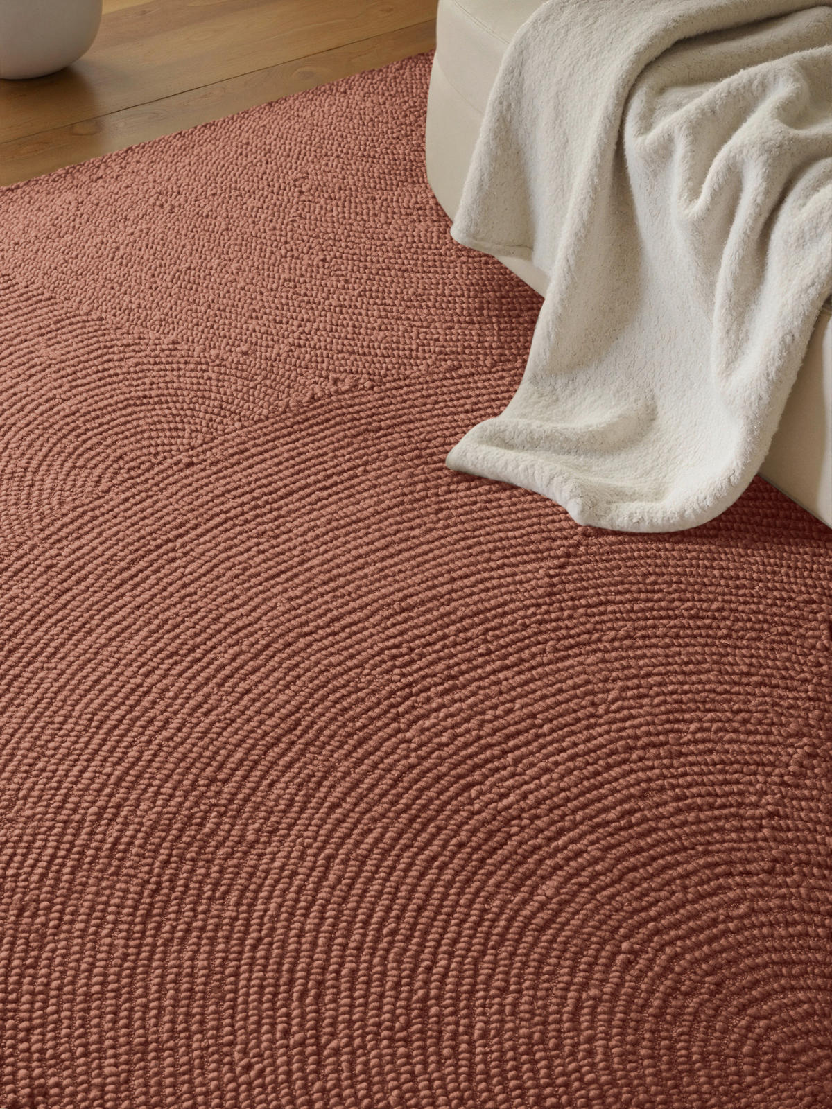 WOLLTEPPICH 200/300 cm Calmio Altrosa rechteckig  - Altrosa, Basics, Textil (200/300cm) - Hanse Home