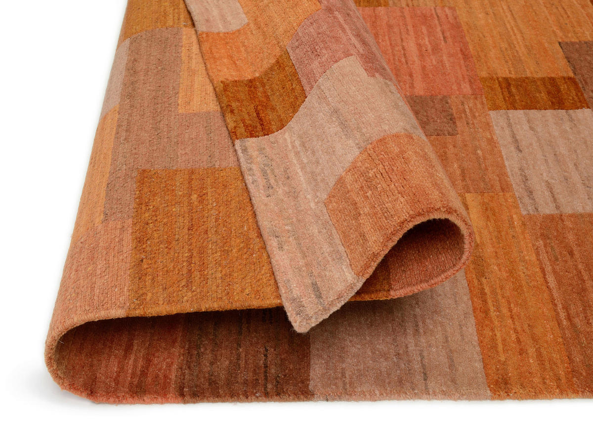 WOLLTEPPICH 70/140 cm Orange  - Orange, Design, Textil (70/140cm) - Cazaris