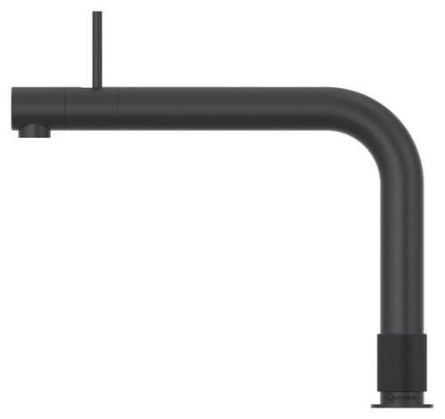 KÜCHENARMATUR 3FRONTBLK  - Schwarz, Basics, Metall (29,2/31,5cm) - Quooker