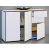 BYRÅ 110/74/33 cm  - vit/honungsek, Design, trämaterial/plast (110/74/33cm) - MID.YOU