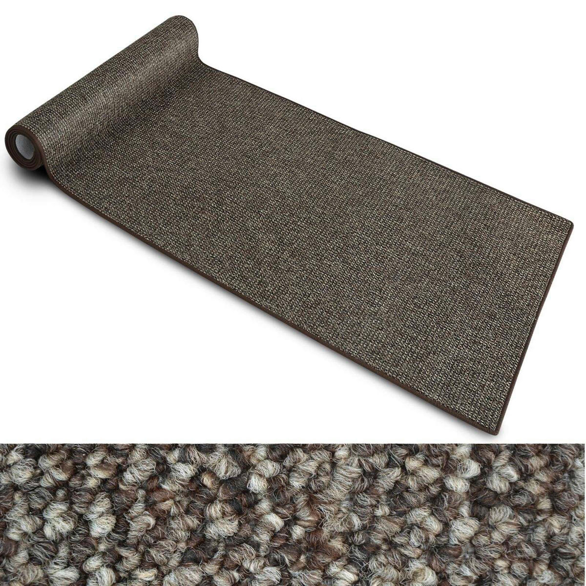 LÄUFER 80/450 cm Carlton  - Braun, Basics, Textil (80/450cm) - Novel