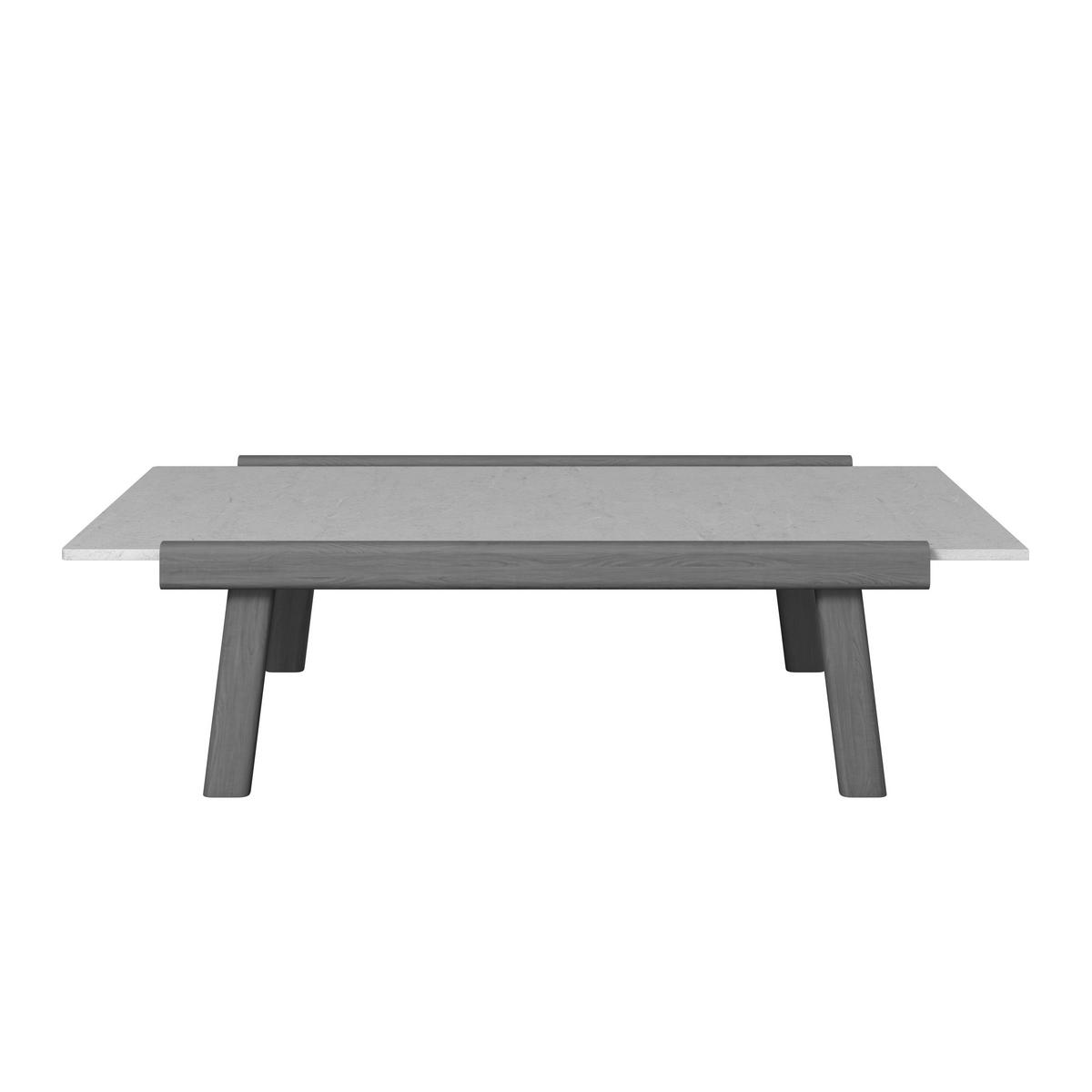 LOUNGETISCH 135/77/36 cm Holz, Kunststoff  - Graphitfarben/Grau, ROMANTIK / LANDHAUS, Holz/Kunststoff (135/77/36cm) - Dieter Knoll