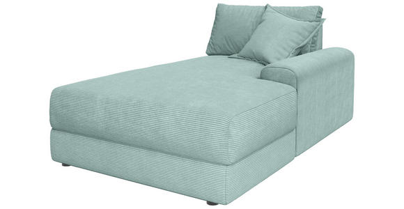 BIGSOFA Cord Salbeigrün  - Salbeigrün/Schwarz, MODERN, Kunststoff/Textil (117/93/190cm) - Carryhome