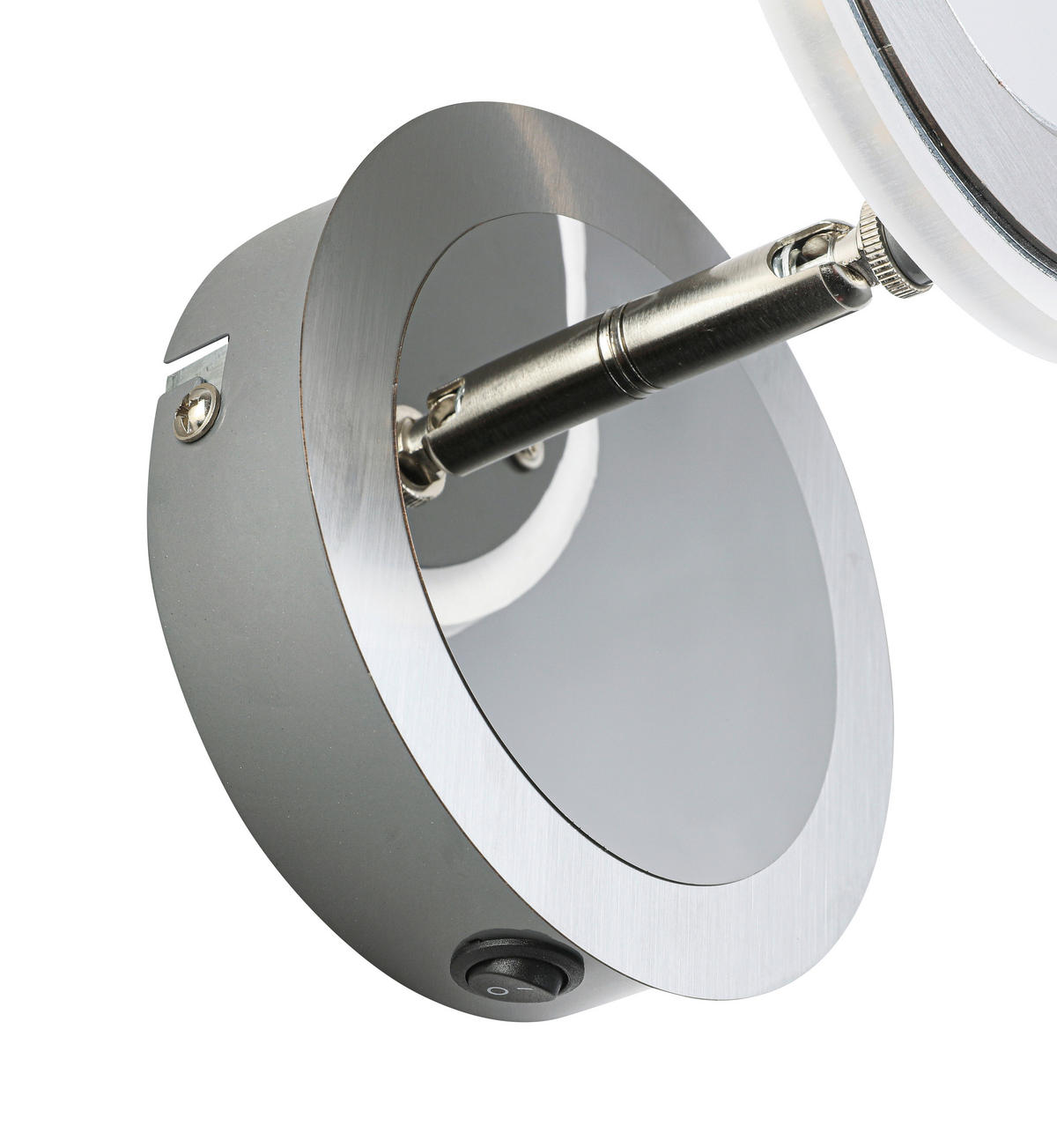 LED-SPOTLIGHT 12/9,5/19,4 cm   - kromfärg/nickelfärgad, Design, metall/plast (12/9,5/19,4cm) - Novel