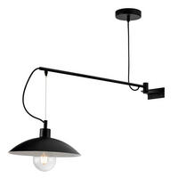 HÄNGELEUCHTE Luce Ambiente e Design 83/30/128 cm   - Schwarz/Weiß, KONVENTIONELL, Kunststoff/Metall (83/30/128cm)