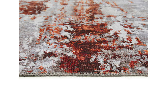 VINTAGE-TEPPICH 120/170 cm Lago Grau, Rostfarben - Rostfarben/Grau, Design, Textil (120/170cm) - Novel
