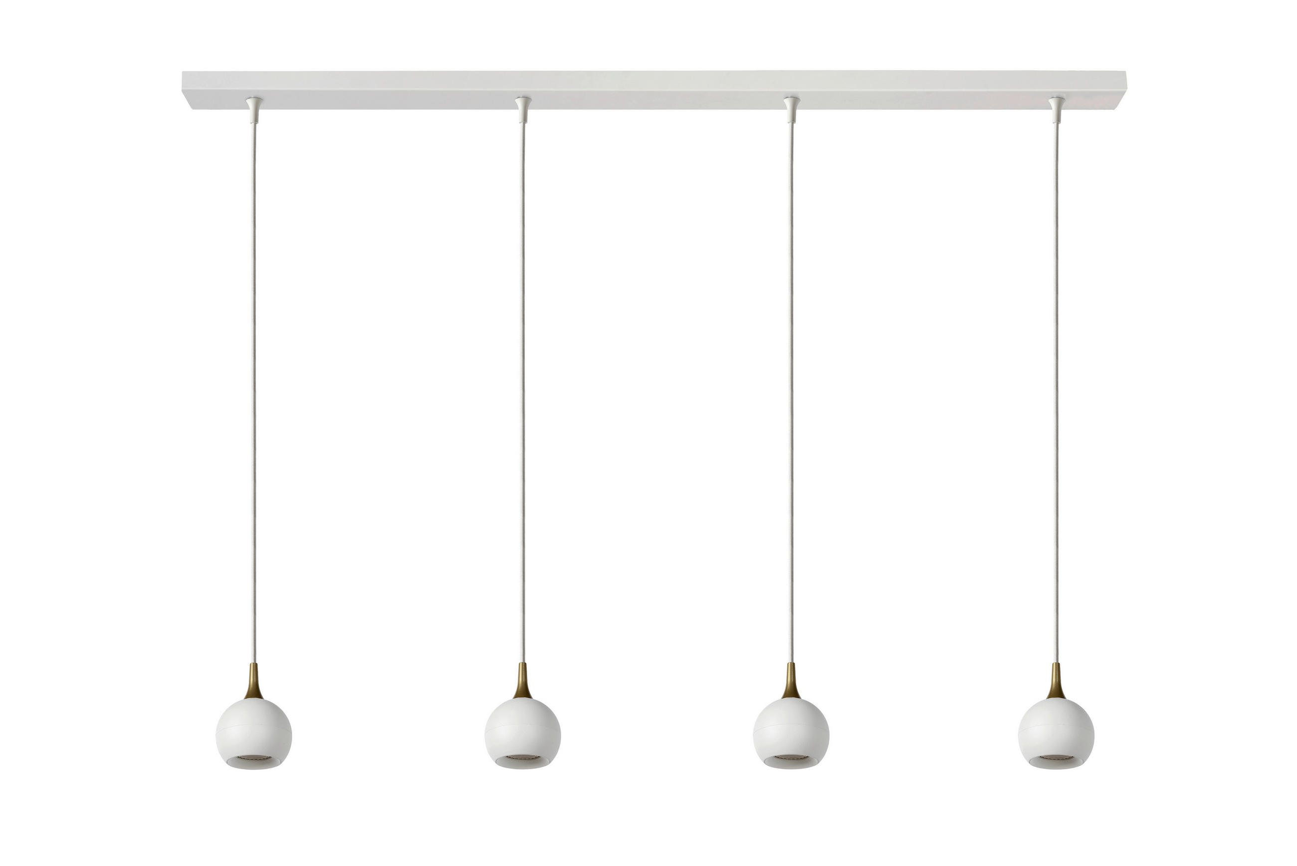 LED-HÄNGELEUCHTE Favori 100/10/100 cm   - Weiß, Design, Metall (100/10/100cm) - Lucide
