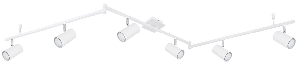 STRAHLER 180/10/18,5 cm   - Weiß, Design, Metall (180/10/18,5cm) - Globo