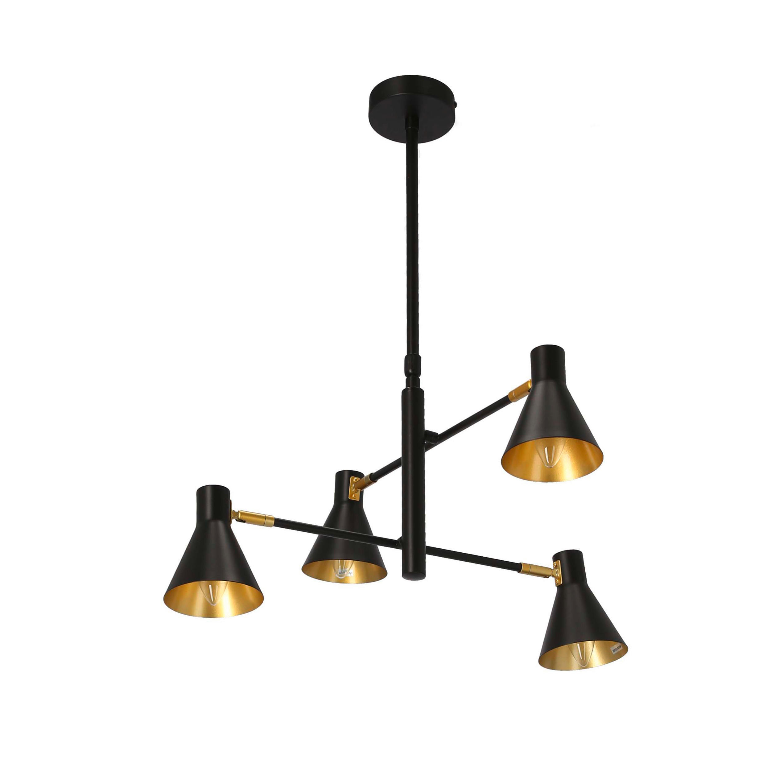HÄNGELEUCHTE 54/54/89 cm  - Schwarz, Basics, Metall (54/54/89cm)