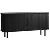 SIDEBOARD svart  160/76/45 cm  - svart, Design, trämaterial/trä (160/76/45cm) - Niels Andersson