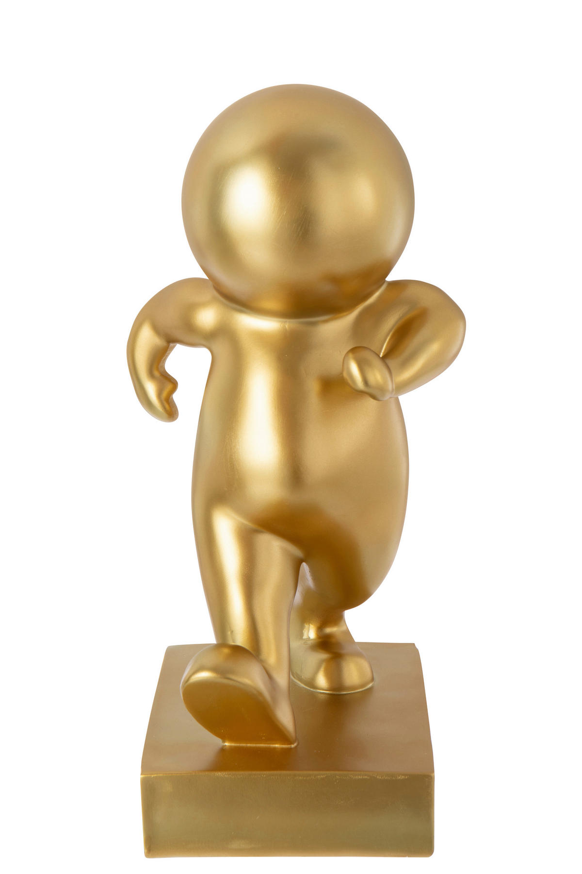 SKULPTUR - Goldfarben, Basics, Kunststoff/Stein (24/23/46,5cm)
