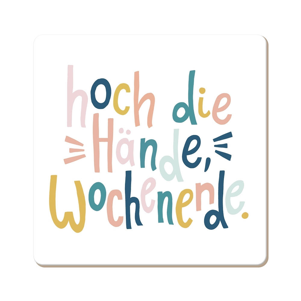 UNTERSETZER Holzwerkstoff  - Holzwerkstoff (9,5/9,5cm)