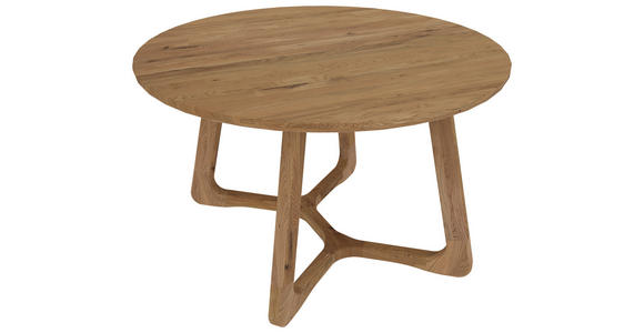 ESSTISCH in Holz 120/120/76 cm  - Wildeiche, Design, Holz (120/120/76cm) - Linea Natura