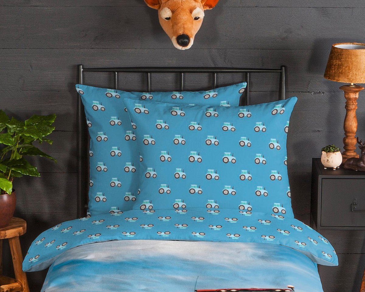 BETTWÄSCHE Good Morning Biber 140/200 cm  - Multicolor, Trend, Textil (140/200cm)