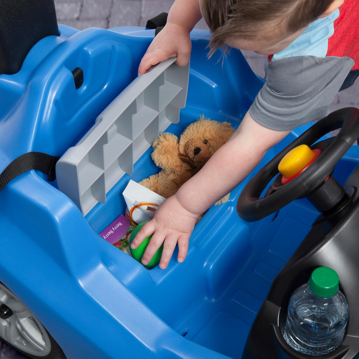 KINDERAUTO - Blau, KONVENTIONELL, Kunststoff (50,2/90,8/121cm) - Ambia Garden