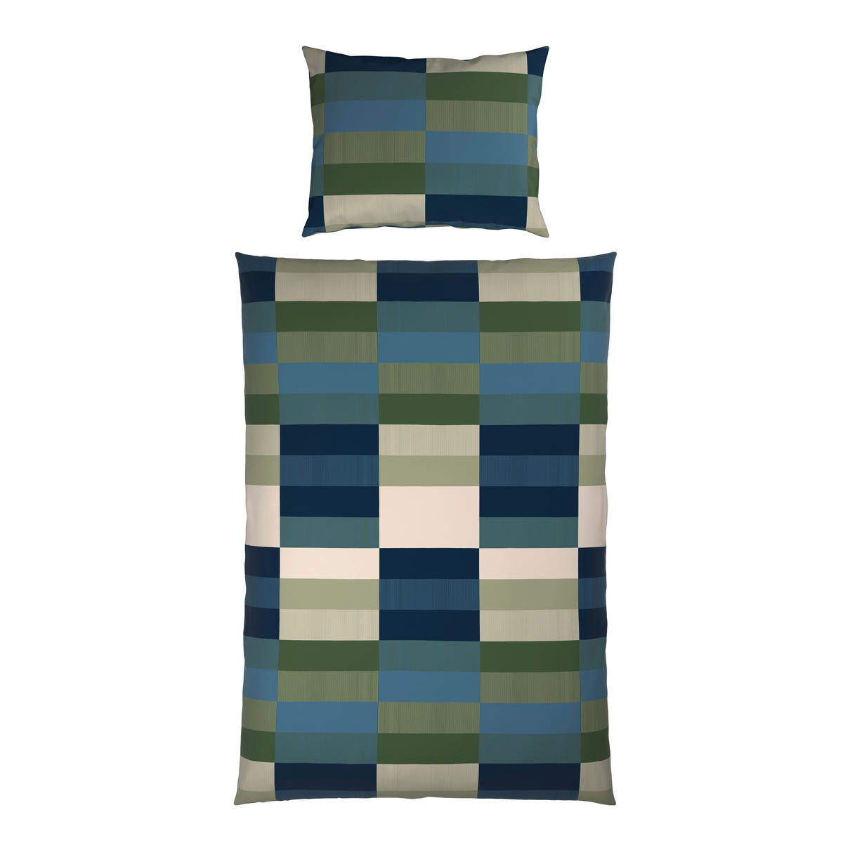 BETTWÄSCHE CUBY Satin 140/200 cm  - Petrol, KONVENTIONELL, Textil (140/200cm) - Novel