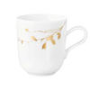 KAFFEEBECHER Liberty    - Goldfarben/Weiß, Basics, Keramik (0,4l) - Seltmann Weiden