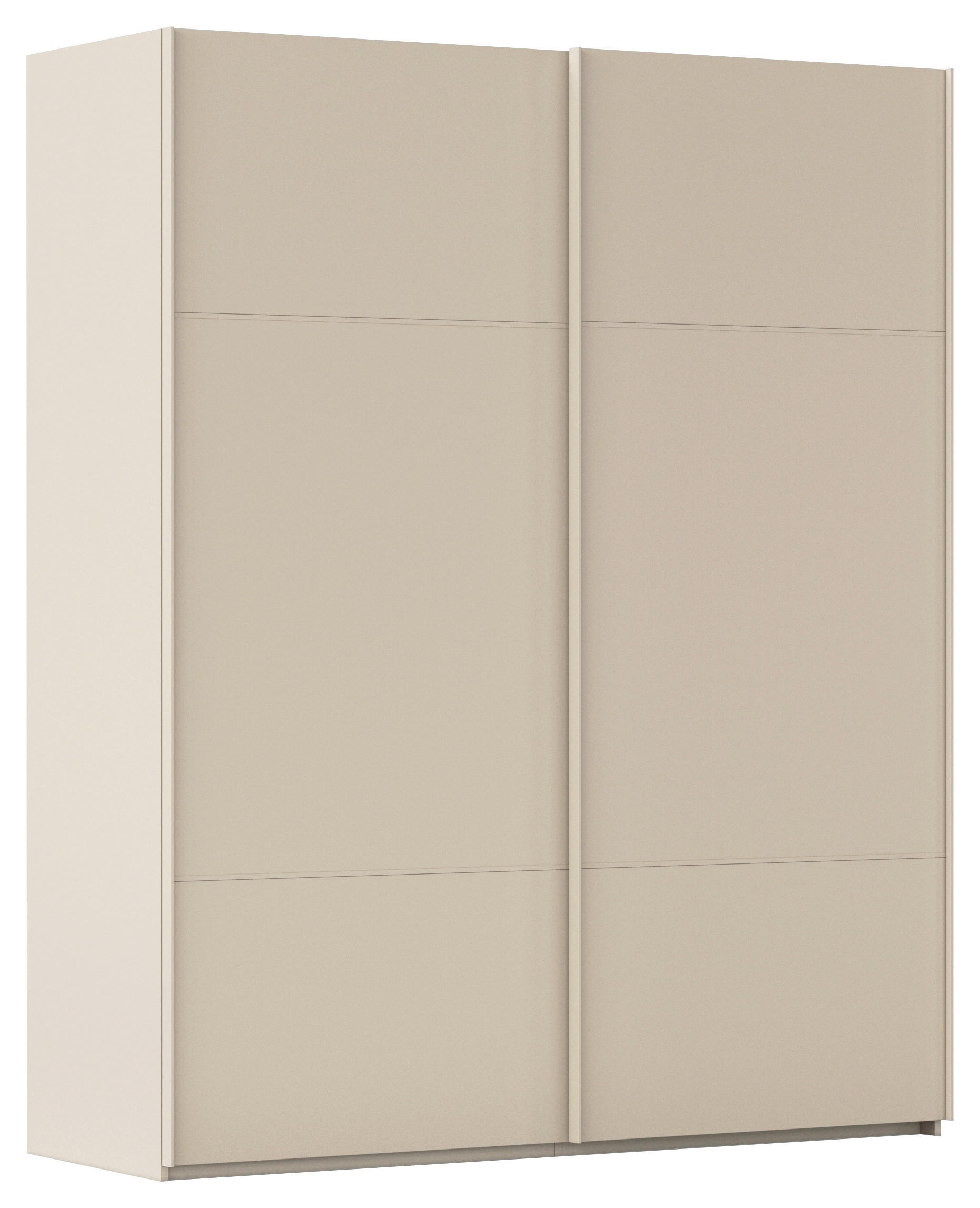 SCHWEBETÜRENSCHRANK 162/223/68 cm 2-türig Champagner - Champagner, KONVENTIONELL, Holzwerkstoff/Metall (162/223/68cm) - Novel