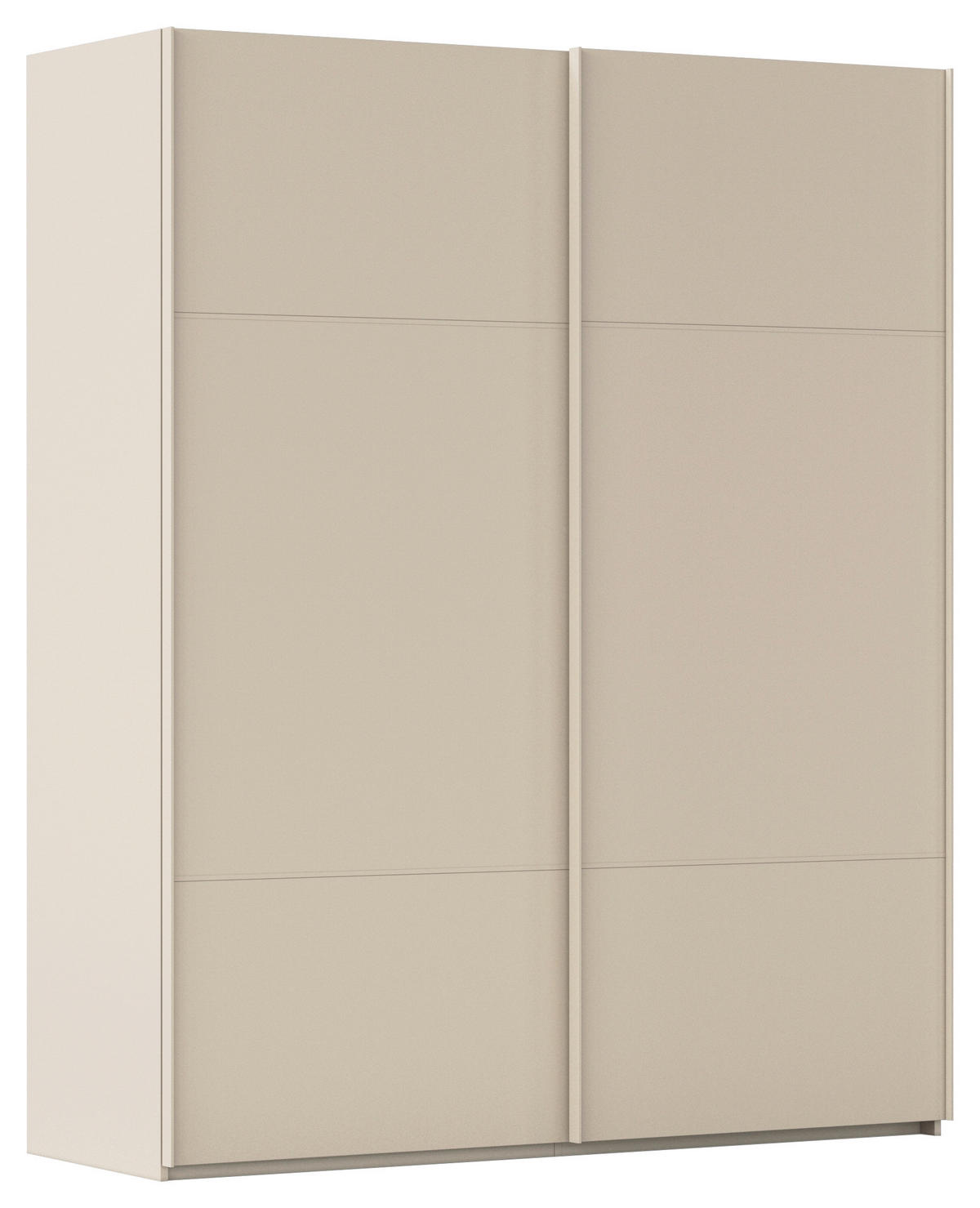 SCHWEBETÜRENSCHRANK in Champagner  - Champagner, Konventionell, Holzwerkstoff/Metall (162/223/68cm) - Novel