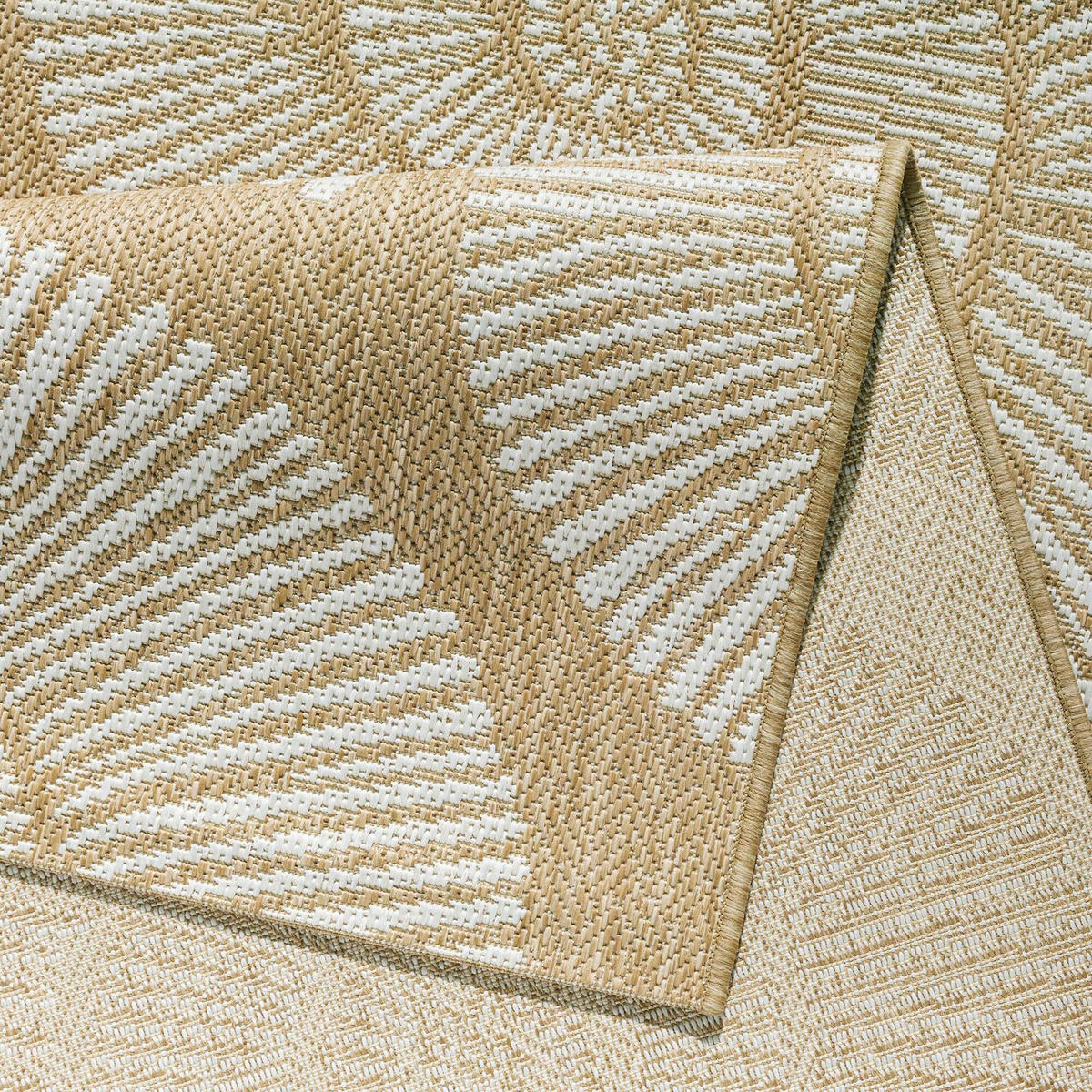 OUTDOORTEPPICH für Terrasse und Balkon 140/200 cm Regina Maritim Naturfarben  - Naturfarben, Design, Textil (140/200cm) - Ambia Garden