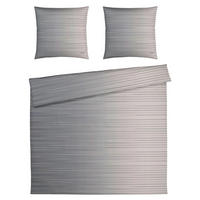 BETTWÄSCHESET 3-teilig Move Makosatin 200/210 cm  - Grau, Basics, Textil (200/210cm) - Joop!