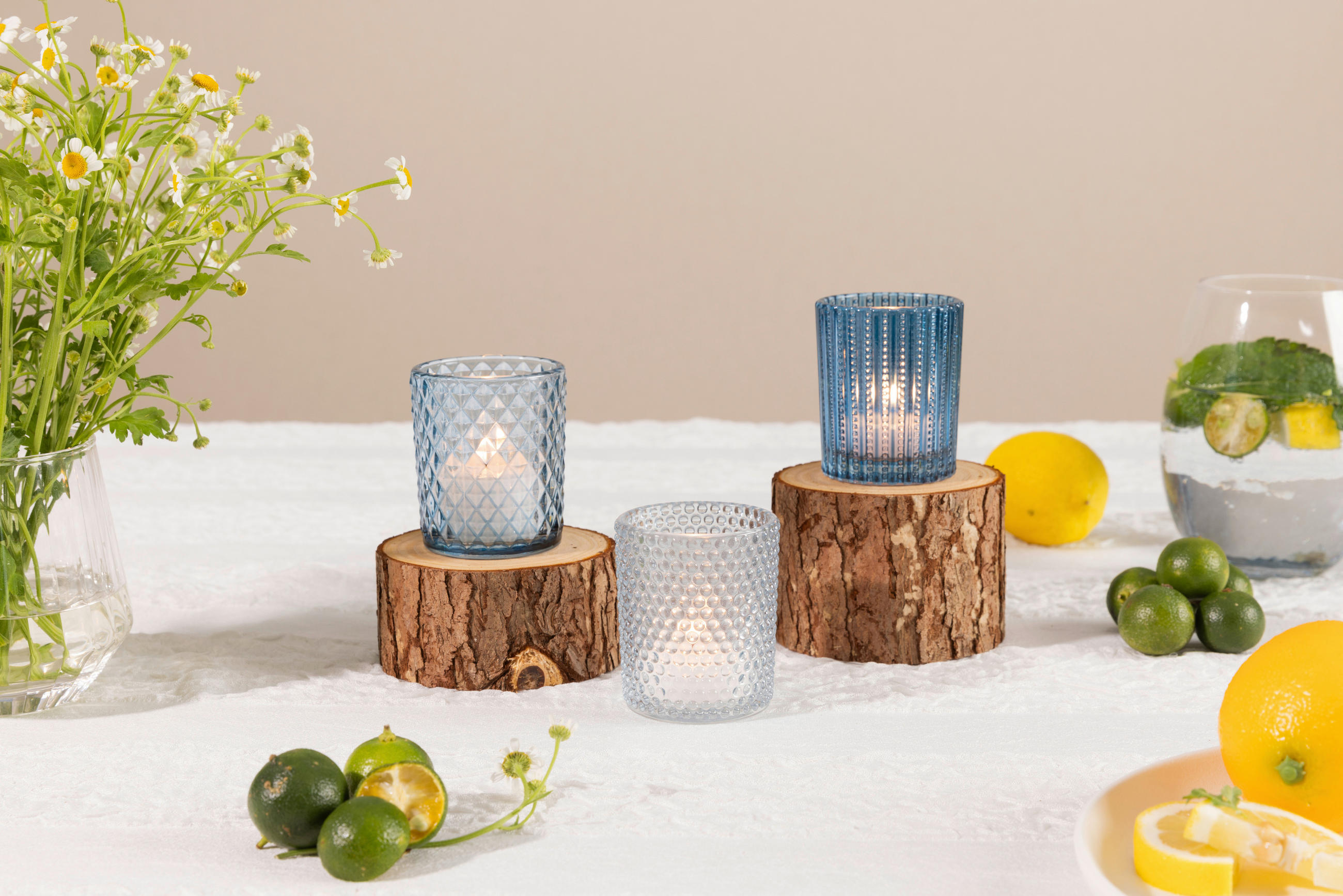 Teelichtglas Mariella