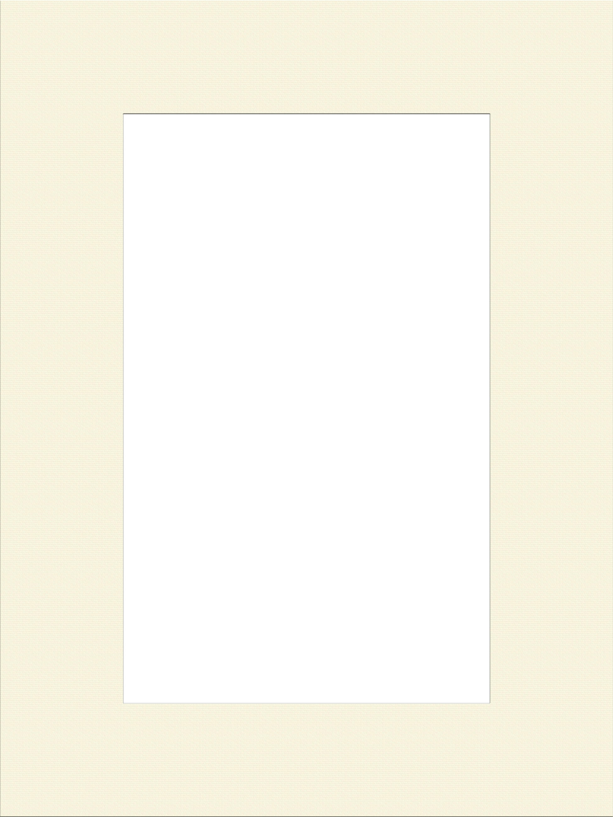 PASSEPARTOUT Creme  - Creme, Basics, Papier (30/40/0,1cm)