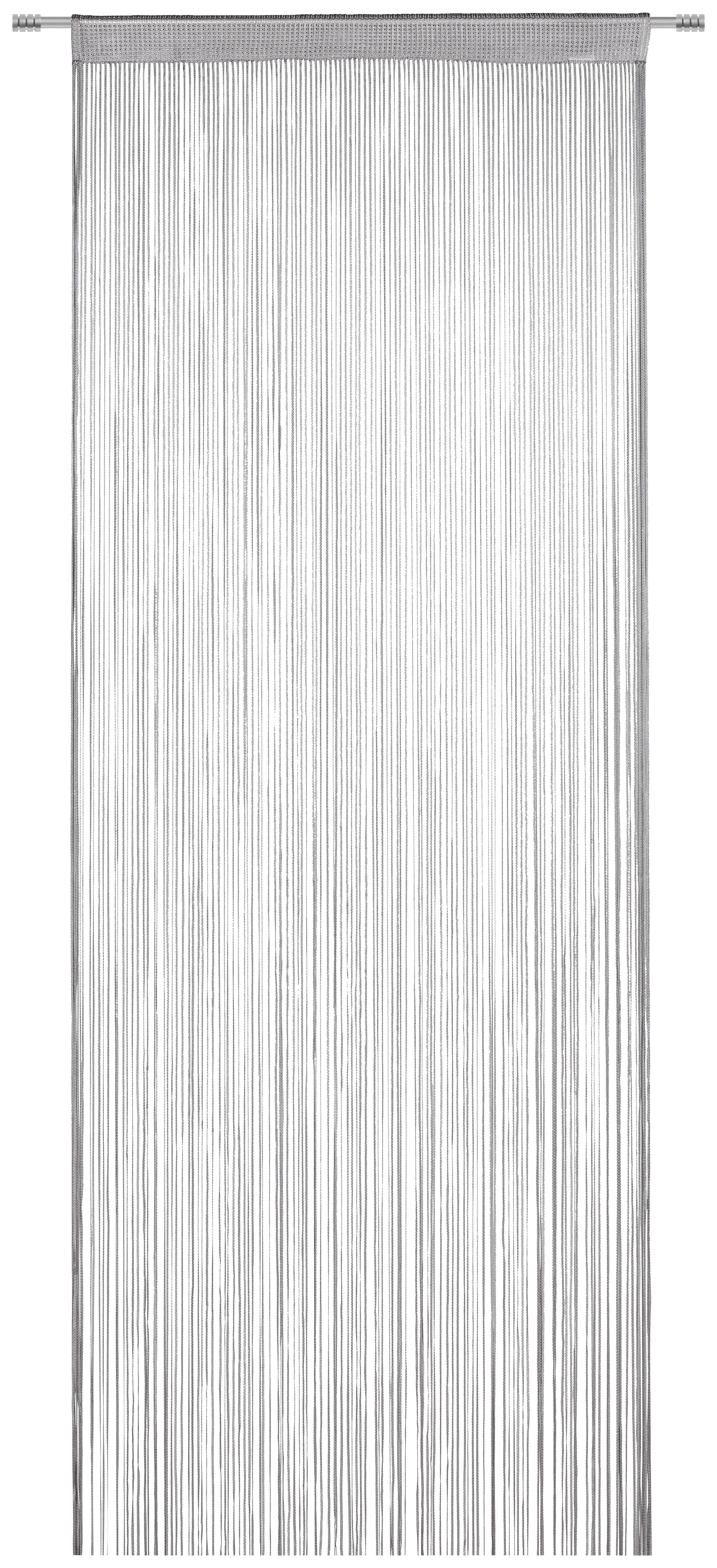 FADENVORHANG   Anthrazit    90/255 cm  - Anthrazit, Basics, Textil (90/255cm) - Dieter Knoll