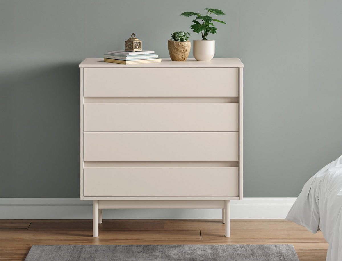 KOMMODE  in 80/84/42 cm  - Beige, Design, Holz (80/84/42cm) - Livetastic