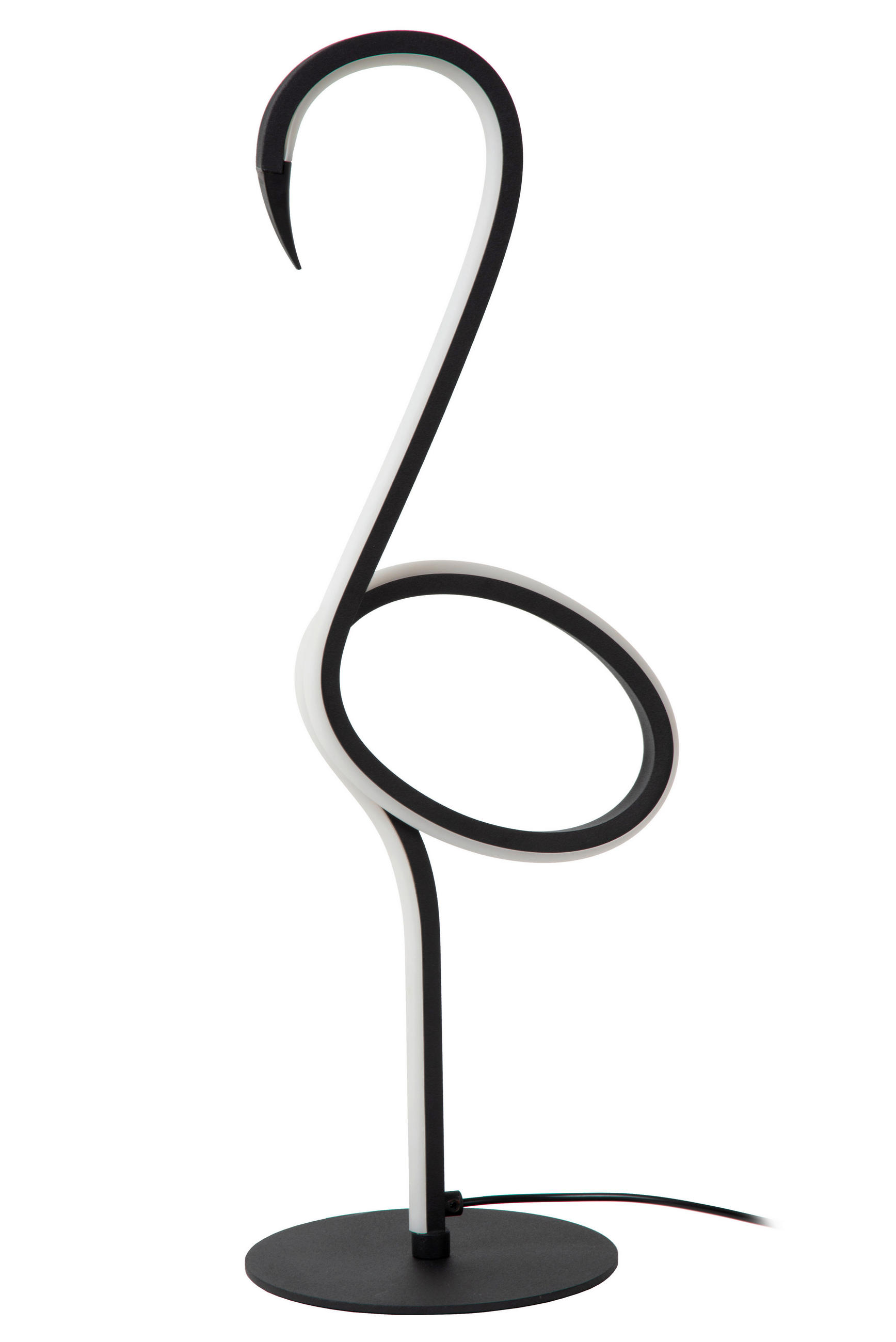 LED-TISCHLEUCHTE FLAMINGO 15/18.1/49.5 cm   - Multicolor/Schwarz, LIFESTYLE, Metall (15/18.1/49.5cm) - Lucide
