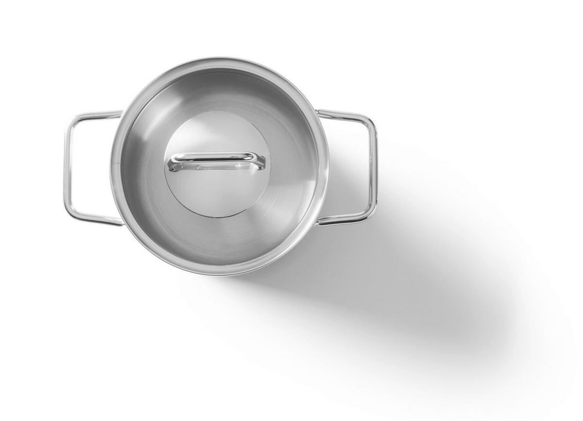 KOCHTOPF Perfect Cooking 1 l  - Klar/Edelstahlfarben, Basics, Glas/Metall (14/8cm) - Homeware Profession.