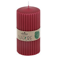 STUMPENKERZE 5,7/11,0 cm  - Rot, Basics, Naturmaterialien (5,7/11,0cm) - Steinhart