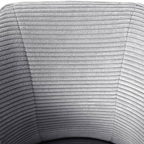 ARMLEHNSTUHL drehbar  in Cord  - Eichefarben/Hellgrau, Design, Holz/Textil (60/83/65cm) - Landscape