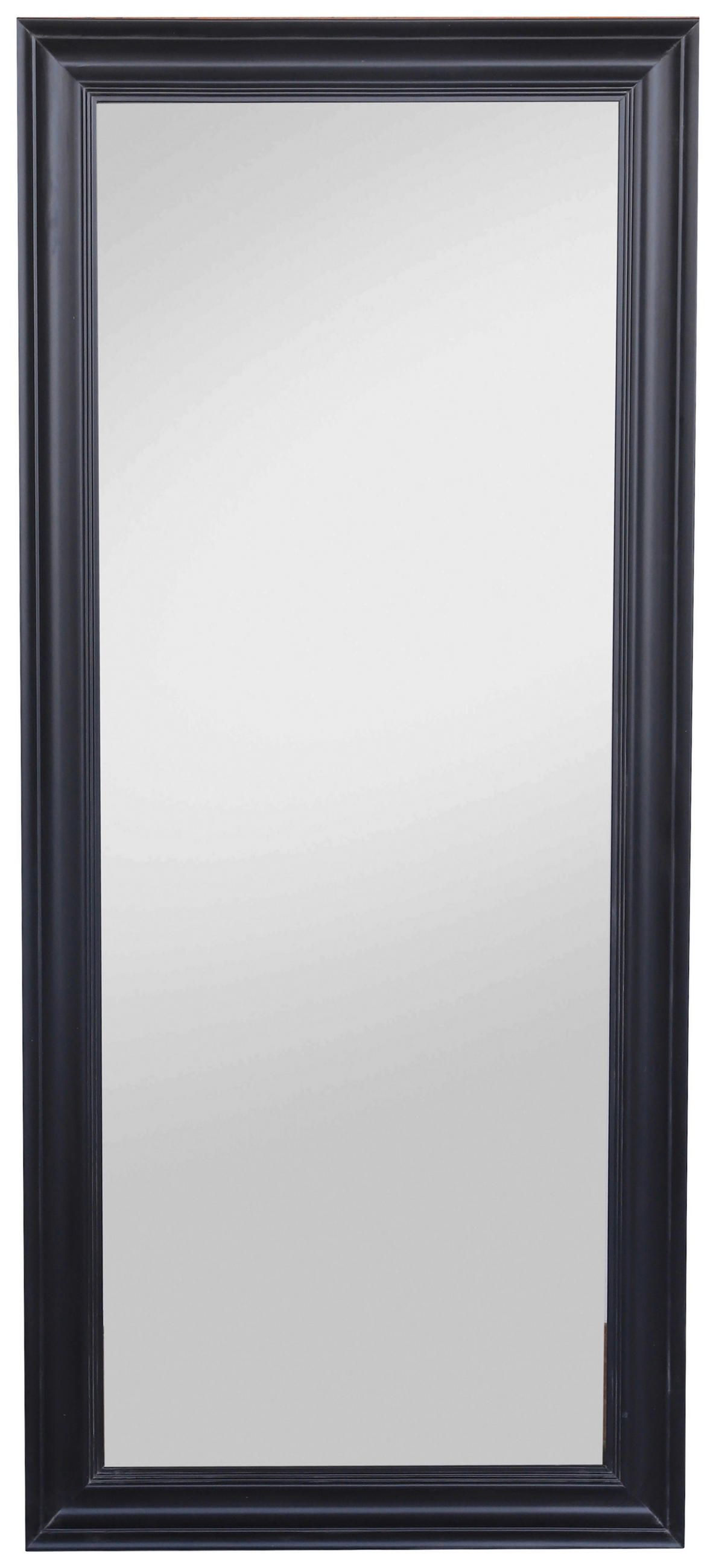 WANDSPIEGEL 78/180/4 cm    in rechteckig  - Schwarz, ROMANTIK / LANDHAUS, Glas/Holz (78/180/4cm) - Carryhome