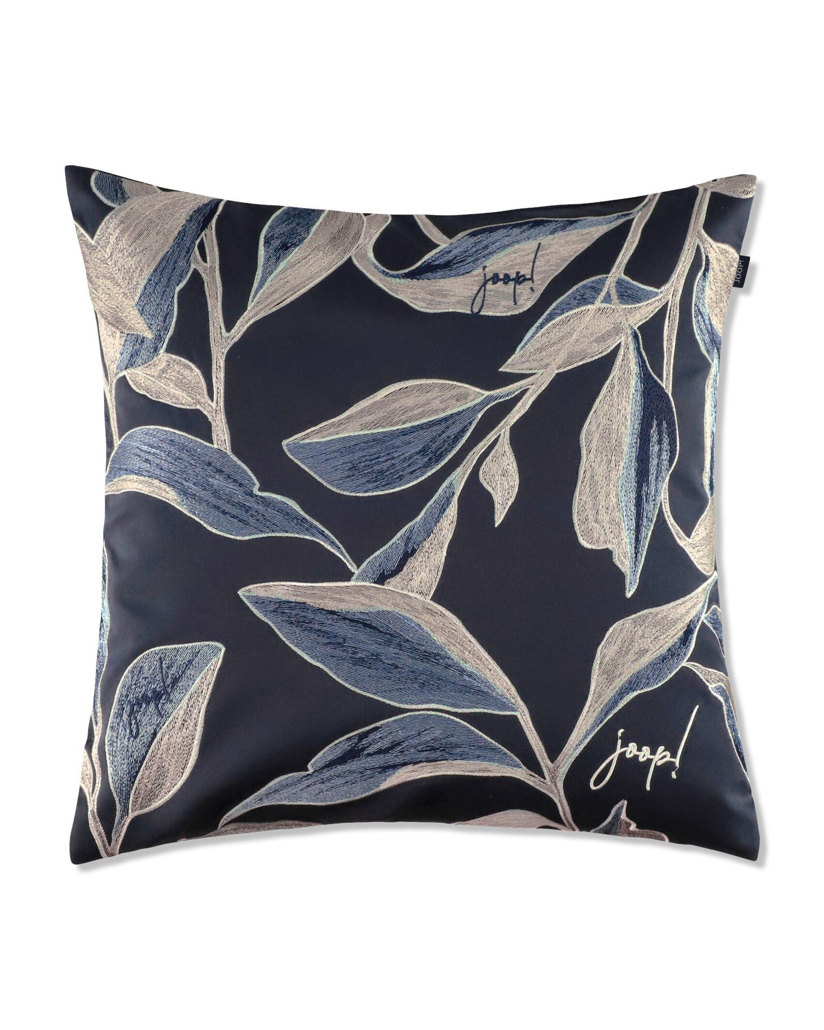 KISSENHÜLLE JOOP! Flora marine 50/50 cm  - Dunkelblau, Basics, Textil (50/50cm) - Joop!