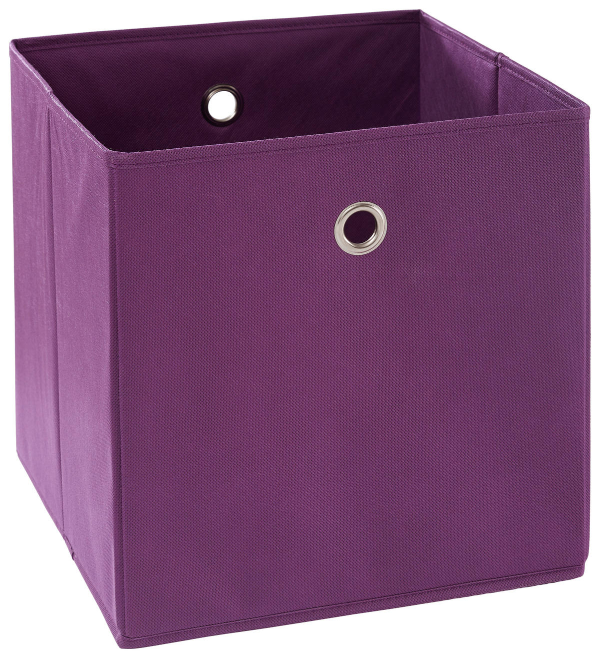 FALTBOX 3er Set - Lila/Silberfarben, Design, Karton/Textil (32/32/32cm) - Carryhome