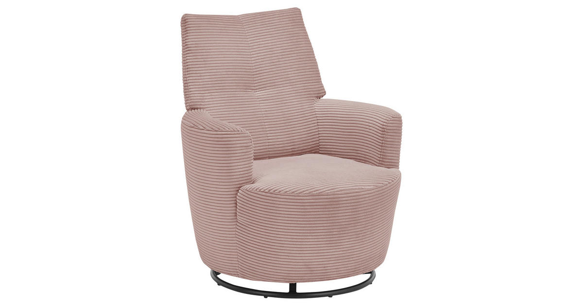 SET ONE BY MUSTERRING Sessel drehbar Rosa