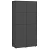 SPIND - Anthrazit, Design, Holzwerkstoff (90,8/185,2/40,65cm) - MID.YOU