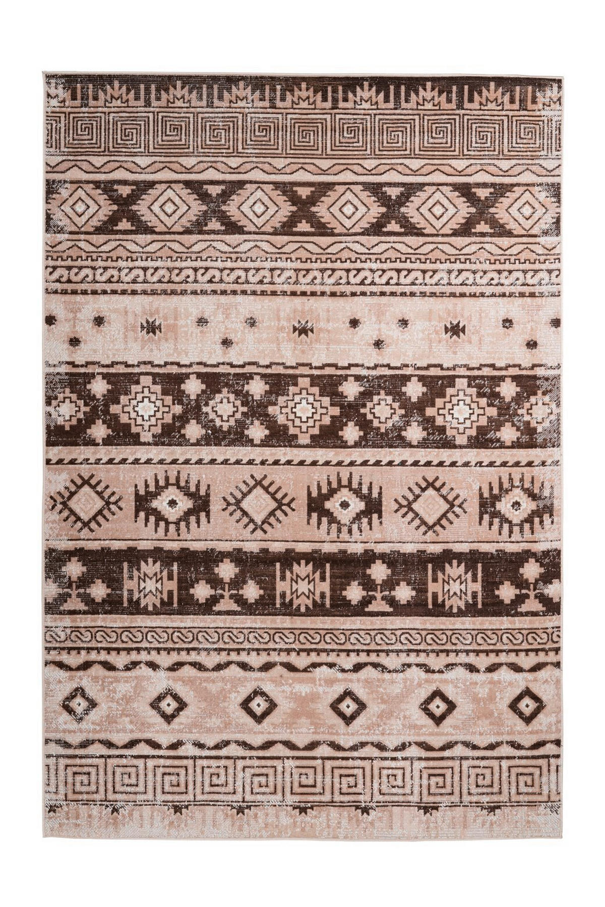 FLACHWEBETEPPICH 80/150 cm Taupe  - Taupe, Design, Textil (80/150cm) - Novel